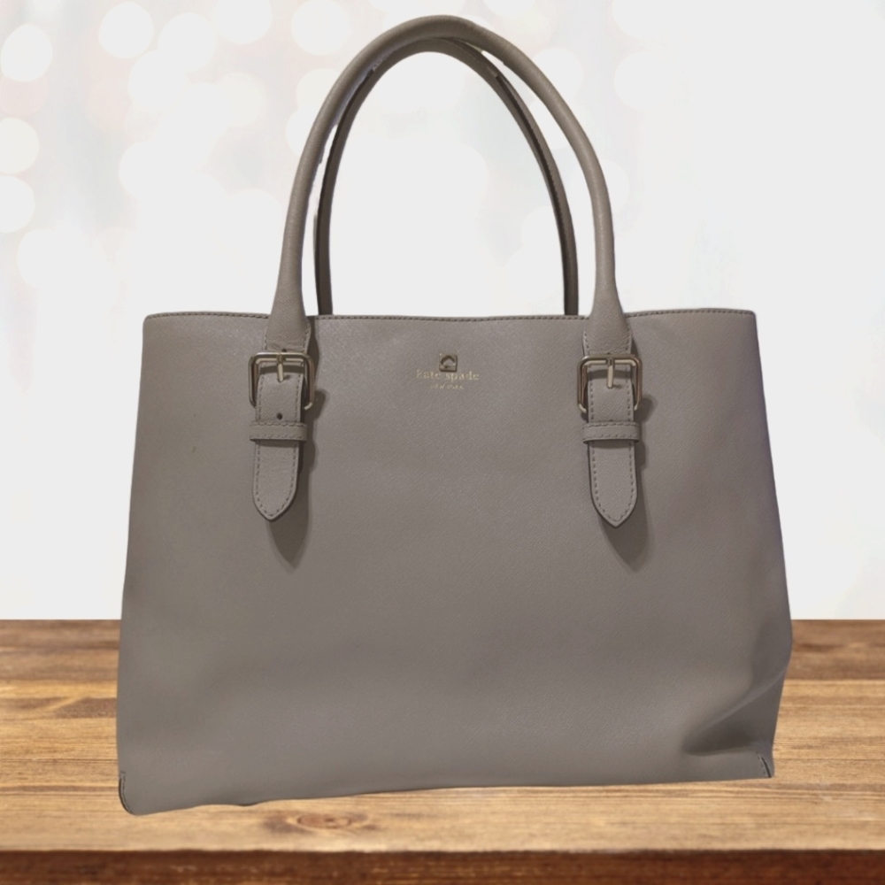 Kate Spade Airel Cove Street Clock Tower Saffiano Leather Tote